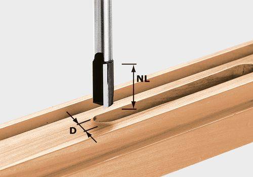 Festool Nutfräser HW S12 D15/35 SCHALL-EX 493790