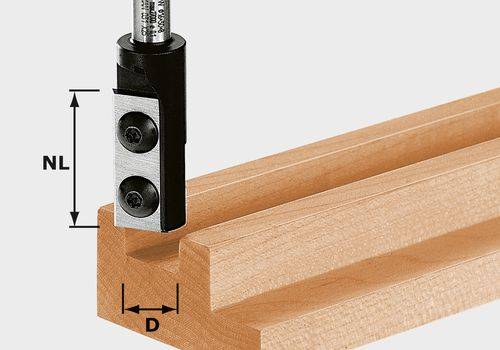 Festool Nutfräser-Wendeplatten HW S8 D8/20 WP Z1 491078