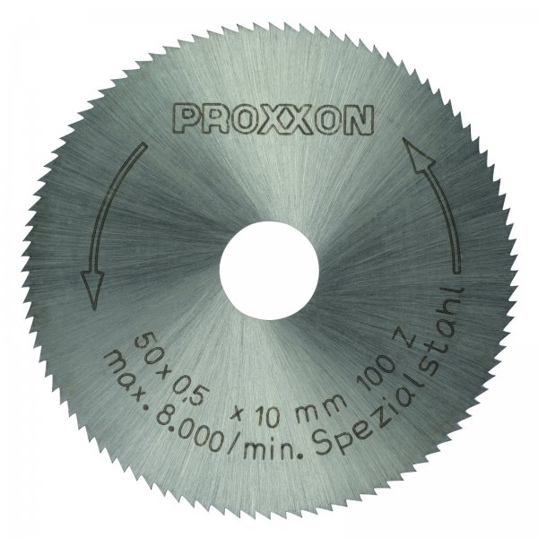 PROXXON Kreissägeblatt, HSS, 50 mm 100 Zähne 28020