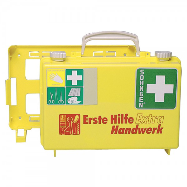 Erste-Hilfe-Koffer Extra Handwerk,DIN 13157,gelb