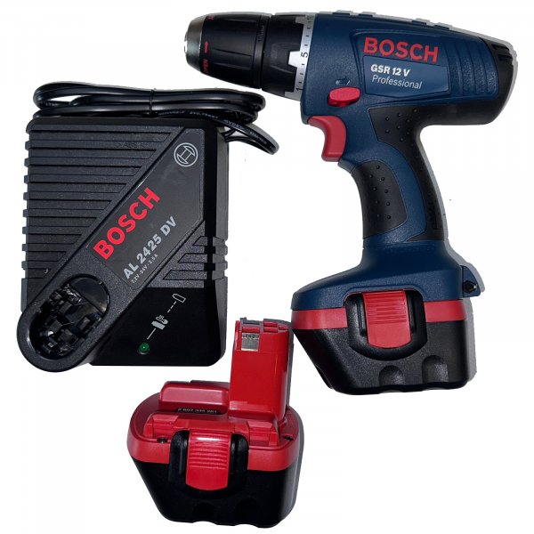 Bosch Professional AKKU-SCHRAUBER GSR 12V + 2 Akkus 2,0Ah 0601995J06