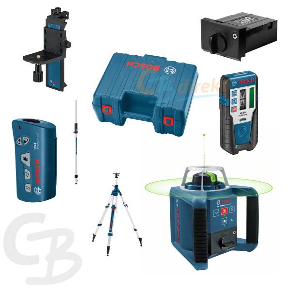 BOSCH Rotary LASER GRL  300 CAL, with construction TRIPOD BT  300 HD, bar  240 GR