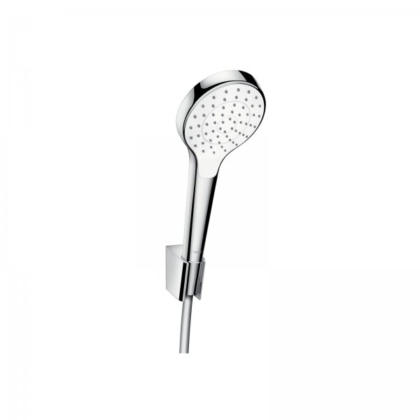 HG Brausenset Croma Select S 1jet/ Porter S weiss/chr.Brauseschlauch 1250mm Hansgrohe 26420400
