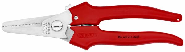 KNIPEX 95 05 190 Kombischere 190 mm mit Kunststoff umspritzt poliert