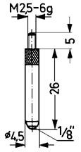Messeinsatz HM Abb.17/26,0mm Käfer