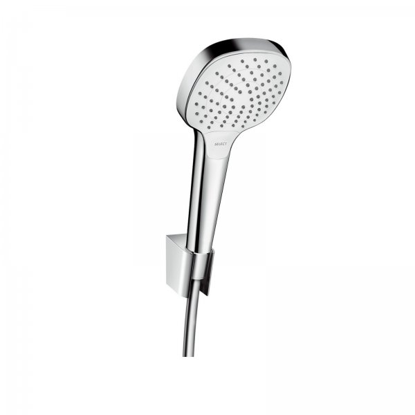 HG Brausenset Croma Select E Vario/ Porter weiss/chrom Brauseschlauch 1250mm Hansgrohe 26425400