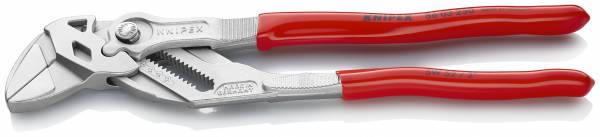 KNIPEX 86 03 250 Zangenschlüssel Zange und Schraubenschlüssel in einem Werkzeug 250 mm verchromt mit