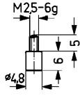 Messeinsatz HM Abb.10/ 4,8mm Käfer