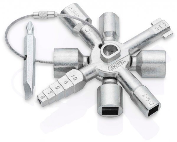 KNIPEX 00 11 01 TwinKey® für gängige Schränke und Absperrsysteme 92 mm