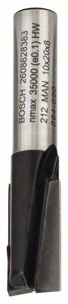 Bosch Nutfräser 8 mm Durchmesser D1 10 mm Länge 20 mm G 51 mm Fräser