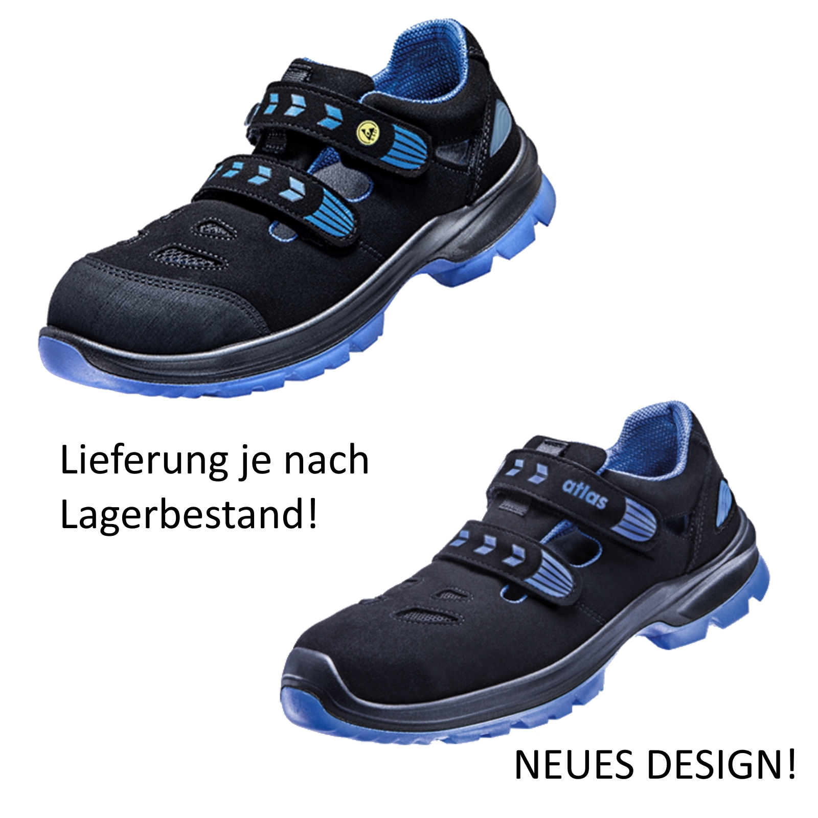 ATLAS SL Profi-Shop Schuhe ISO | | Garten 20345 EN 46 ESD / S1 / für CBdirekt - BLUE Werkzeug Sanitär