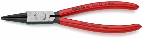 KNIPEX 44 11 J2 SB Sicherungsringzange für Innenringe in Bohrungen 180 mm schwarz atramentiert mit K