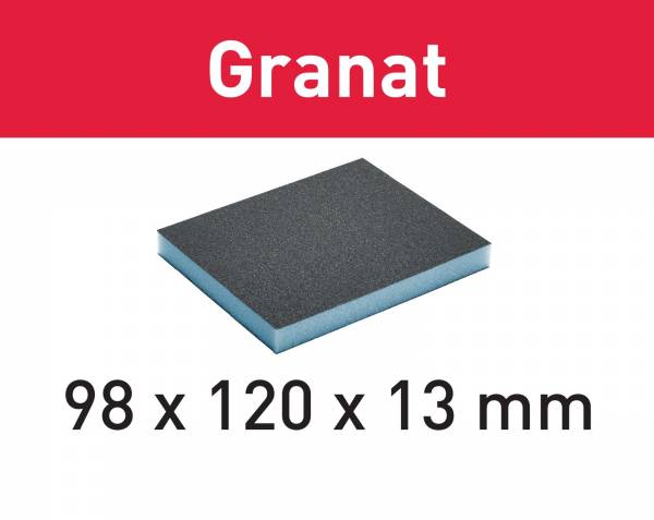 Festool Schleifschwamm 98x120x13 60 - 800 GR/6 Granat AUSWAHL