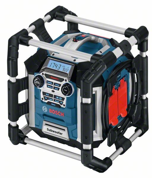 Potenza di BOSCH costruzione sito radio GML 50 scatola  14,4 / 18 V-am/FM MP3 USB SD  0601429600