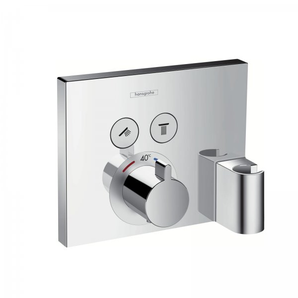 HG Thermostat Unterputz ShowerSelect FS 2 Verbraucher chrom m.Fixfit u.Porter Hansgrohe 15765000