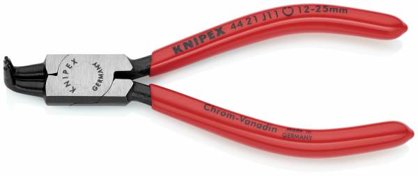 KNIPEX 44 21 J11 SB Sicherungsringzange für Innenringe in Bohrungen 130 mm schwarz atramentiert mit