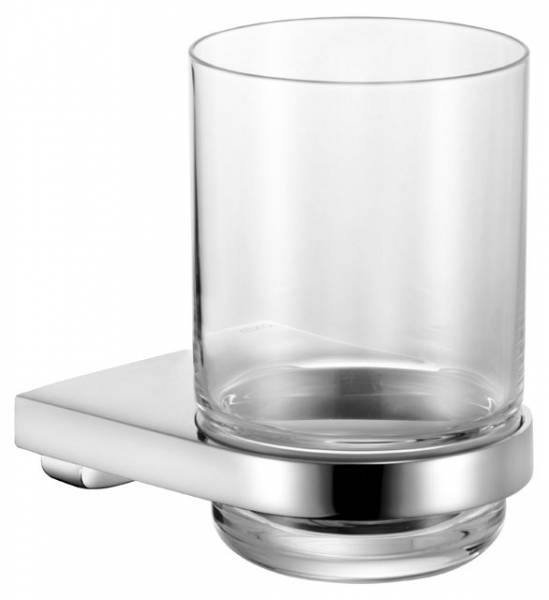 Keuco Glashalter Collection Moll 12750, komplett mit Echtkristall-Glas