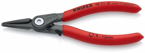 KNIPEX 48 31 J0 Präzisions-Sicherungsringzange für Innenringe in Bohrungen mit Überdehnungsschutz 14