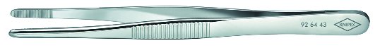 KNIPEX 92 64 43 Präzisions-Pinzette stumpfe Form 120 mm