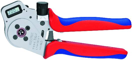 KNIPEX 97 52 65 DG Vierdornpresszange für gedrehte Kontakte 250 mm