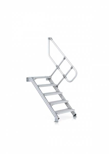 Zarges LM-Treppe 60° 9 Stufen, 600 mm breit, Höhe 2,25 m 40055208