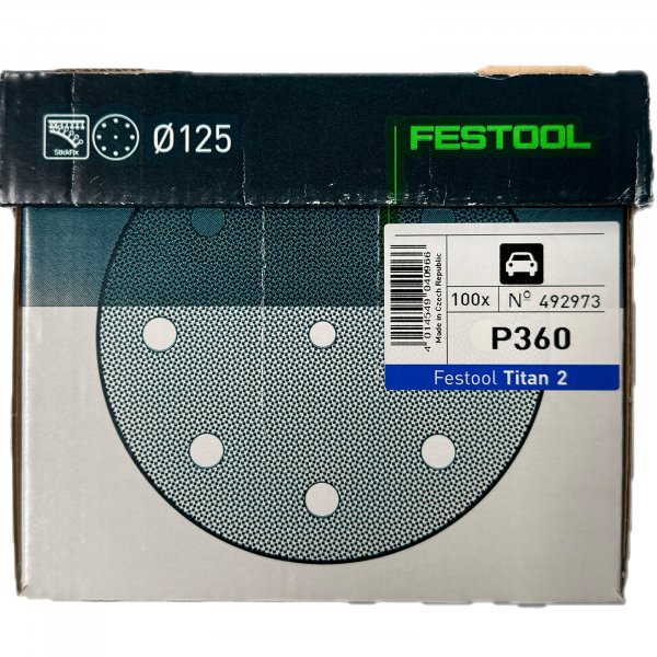 Festool Schleifscheiben STF D125/8 P360 TI2/100 492973