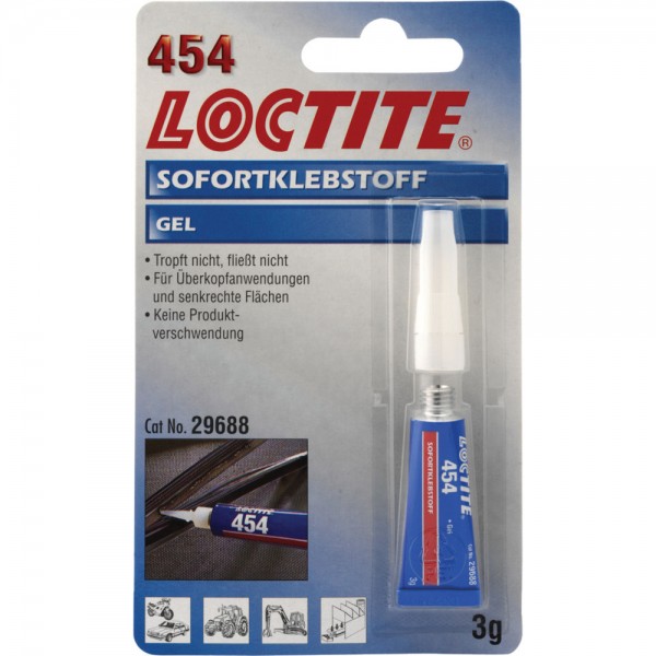 Sofortklebstoff Gel 3g Loctite 454