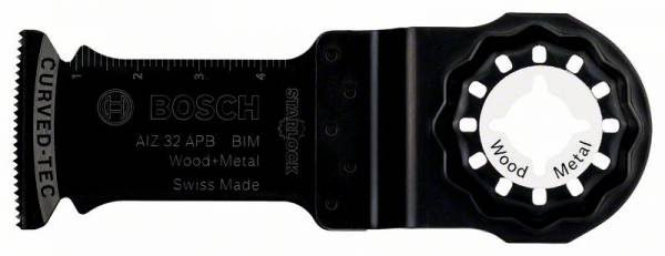 Bosch BIM Tauchsägeblatt AIZ 32 APB, Wood and Metal, 50 x 32 mm