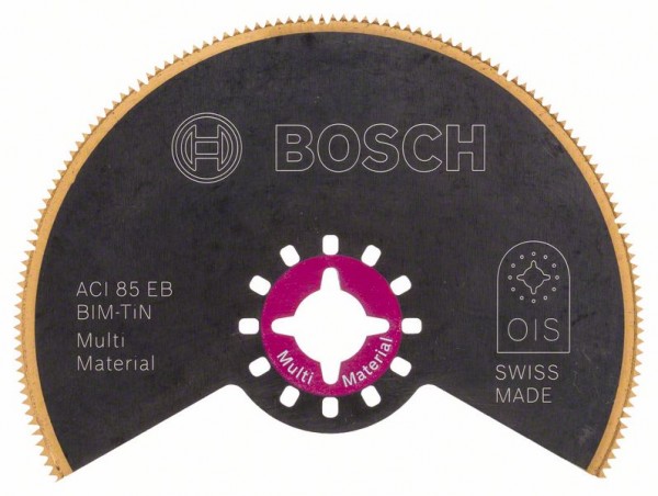 Bosch Segmentsägeblatt BIM ACI 85 EB, Multi Material flach 85 mm