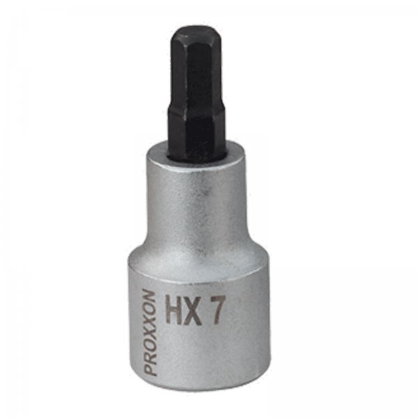PROXXON 1/2" Steckschlüsseleinsatz HEX 9, Länge 55 mm