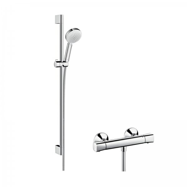 HG Brausenkombi Crometta 100 Vario/ Ecostat Univ./U Crometta 900mm ws/chr. Hansgrohe 27031400