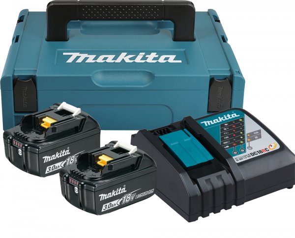 Makita Power Source Kit 18V 2x3,0Ah + DC18RC