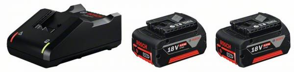 Bosch Akku Starter-Set: 2 x GBA 18 Volt, 4.0 Ah und GAL 18V-40 1600A019S0