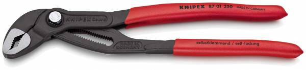 KNIPEX 87 01 250 SB Cobra® Hightech-Wasserpumpenzange 250 mm grau atramentiert mit rutschhemmendem