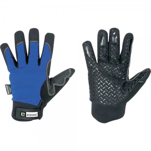 Winterhandschuh Freezer, schwarz/blau