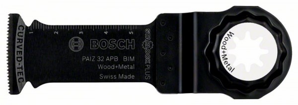 Bosch BIM Tauchsägeblatt PAIZ 32 APB Wood and Metal, 60 x 32 mm, 1-er Pack