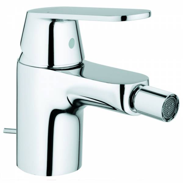 GROHE Bidetbatterie Eurosmart C 32839 DN15 mit Zugstangen-Ablaufgarnitur chrom