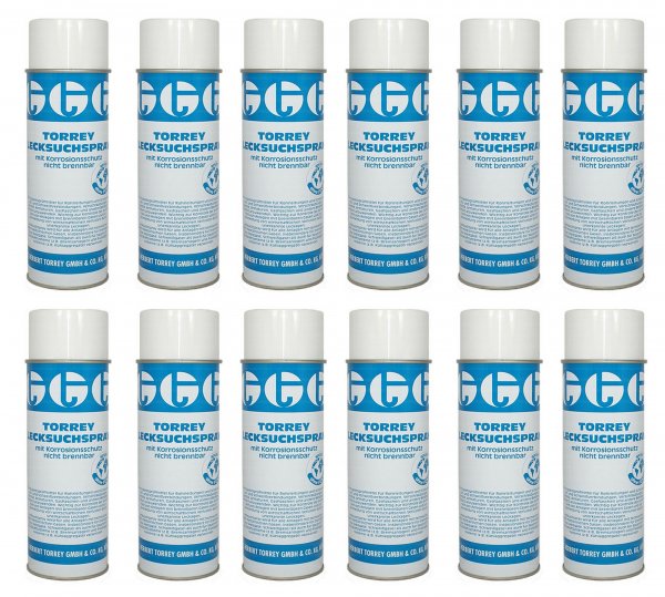 Torrey 12x Lecksuchspray 400 ml