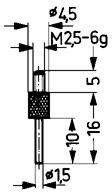 Messeinsatz HM Abb.14/ 1,5mm Käfer