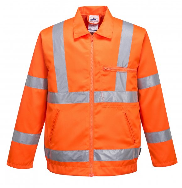 PORTWEST Warnschutz Jacke Polyester/Baumwolle RT40 orange