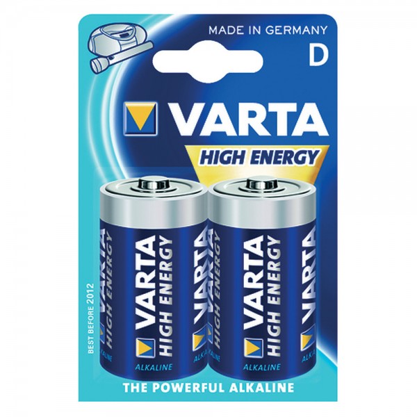 Batterie HIGH ENERGY Mono2er Blister D Varta