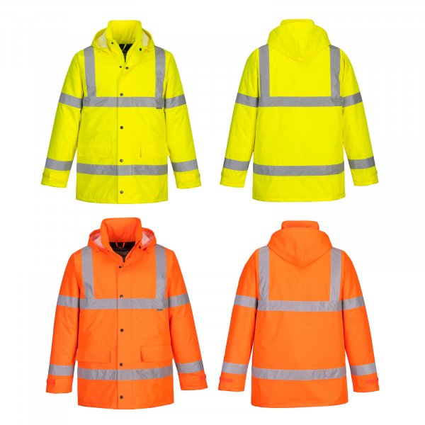 PORTWEST Warnschutzjacke S460 Traffic Jacke PU-beschichtet gelb oder orange