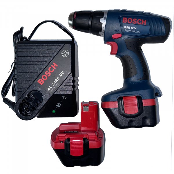 Bosch Professional Akku-Schrauber GSR 12V + Akku 2,0 Ah u. Ladegerät