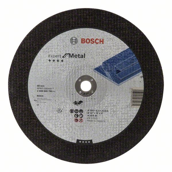 BOSCH TRENNSCHEIBE GERADE EXPERT FOR METAL A 24 R BF, 300 MM, 20,00 MM, 3,5 MM