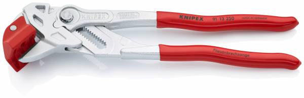 KNIPEX 91 13 250 Fliesenbrechzange 250 mm verchromt mit Kunststoff überzogen