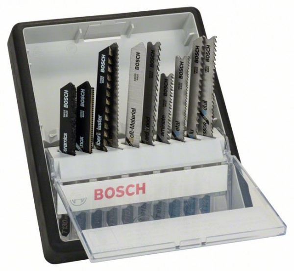 BOSCH STICHSÄGEBLATT-SET ROBUST LINE TOP EXPERT, T-SCHAFT, 10-TEILIG