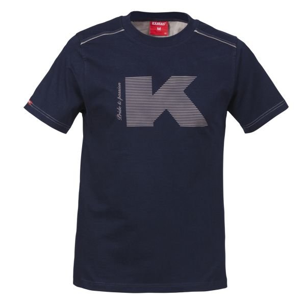 Fristads Kansas T-Shirt Edge K Dunkelblau Kurzarm Shirt