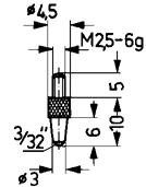 Messeinsatz Stahl Abb.21/ 3,0mm Käfer