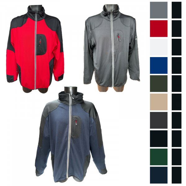 FHB RALF Jersey-Fleece-Jacke