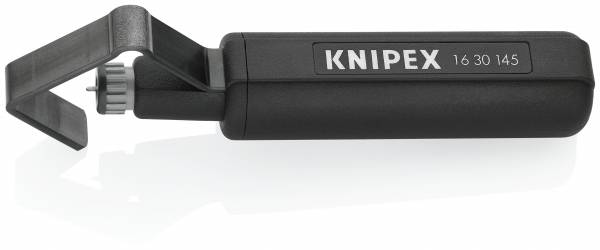 KNIPEX 16 30 145 SB Abmantelungswerkzeug für Wendelschnitt 150 mm schlagfestes Kunststoffgehäuse